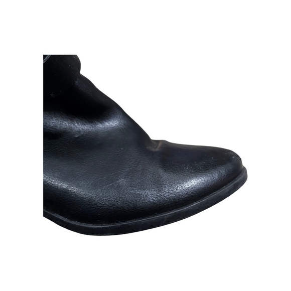 Anne Klein flex black block heeled bootie - Picture 4 of 16